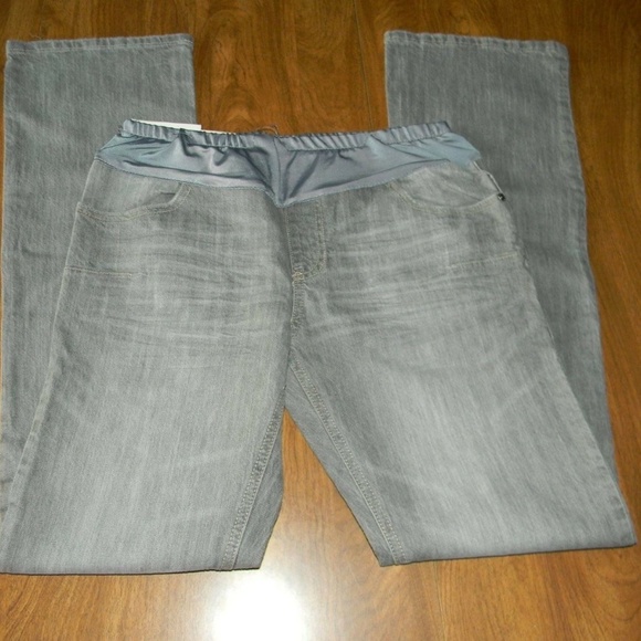 Prevoir Size 8 Demi Panel Gray Jeans NWT - Picture 1 of 5
